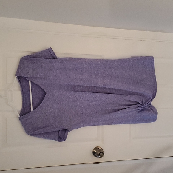 Purple Mini T-Shirt Dress CA L/G - Picture 1 of 3